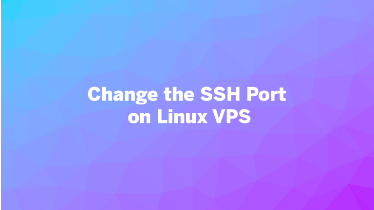 Change SSH port on Linux VPS