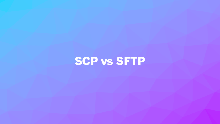 SCP vs SFTP