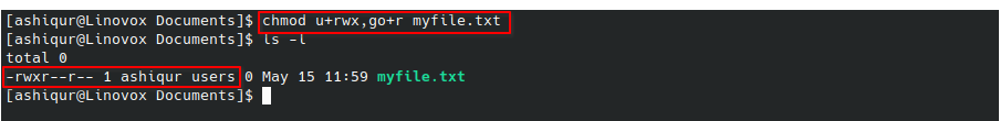 How to Change File Permissions in Linux With chmod Command With Example 2 chmod command example