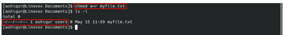 chmod command example 4
