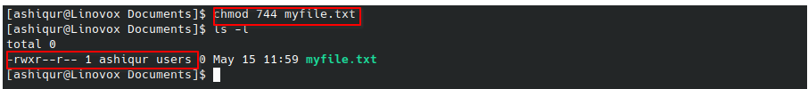 chmod command example 6