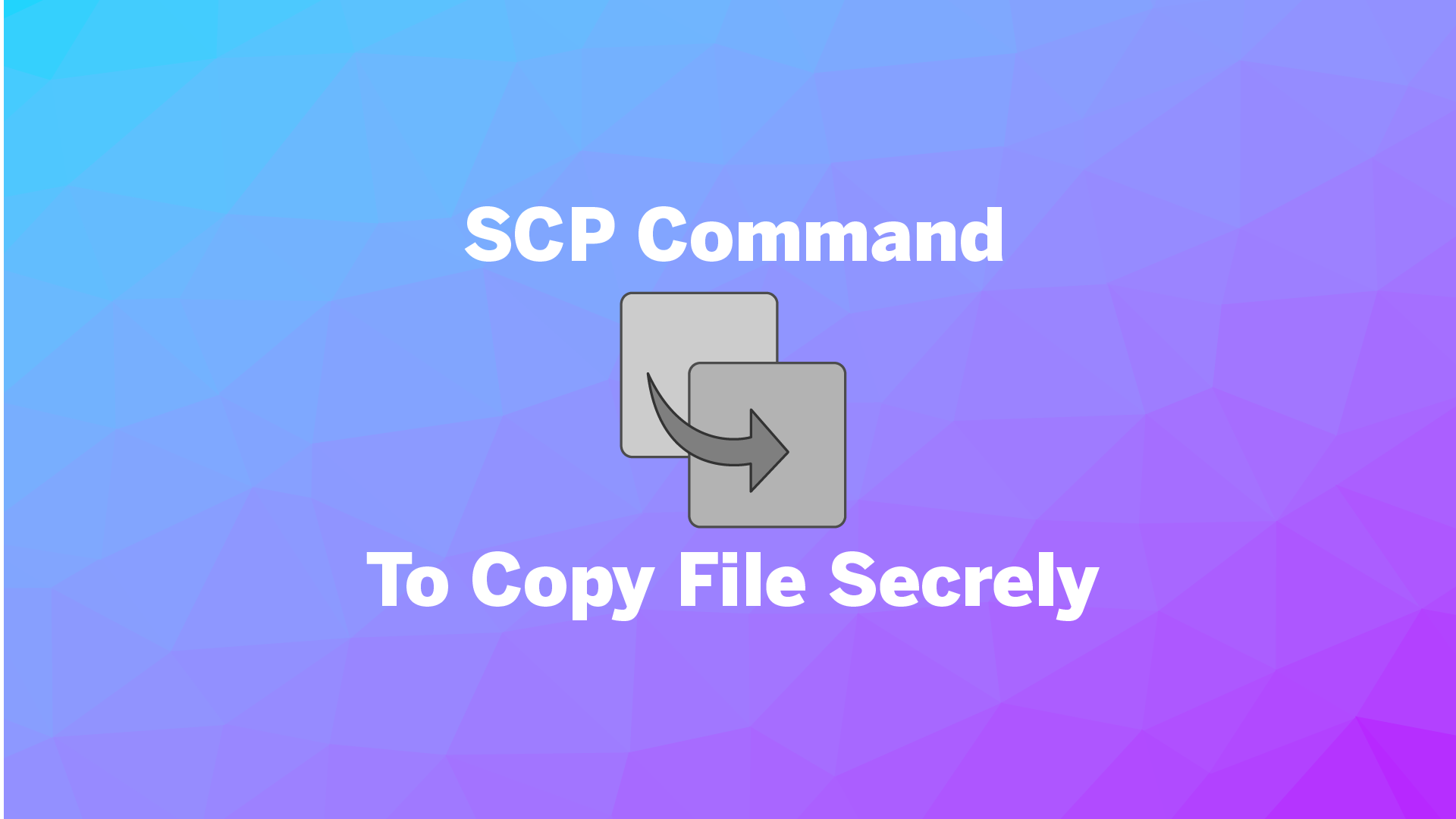 scp command secure file transfer protocol