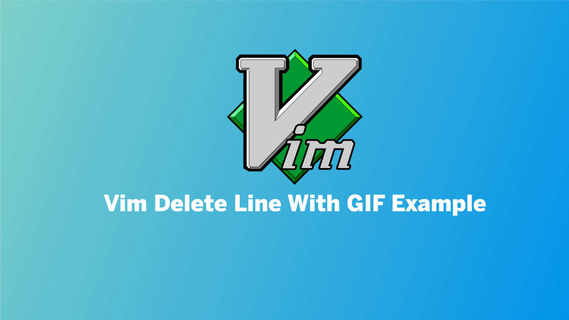 How To Delete Many Lines In Vim