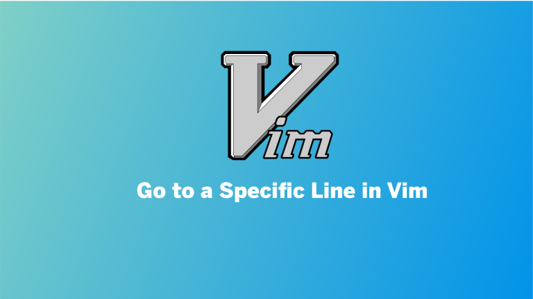 Go to a Specific Line in Vim