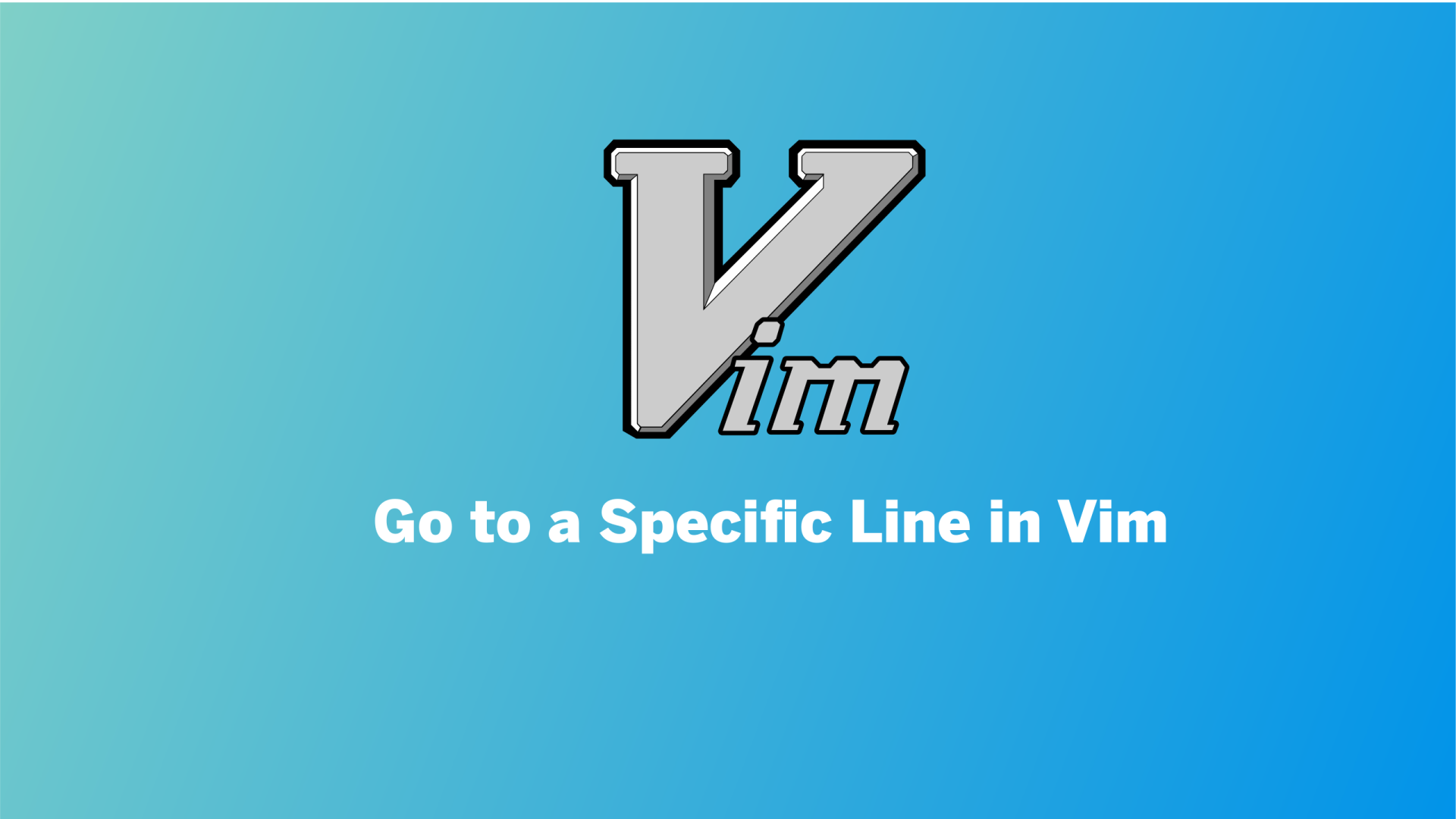 How To Go To A Specific Line In Vim Nvim With GIF Examples Linovox