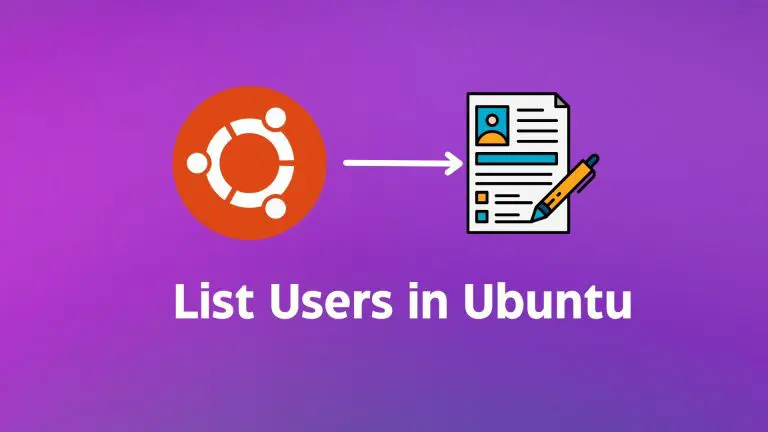 List Users in Ubuntu