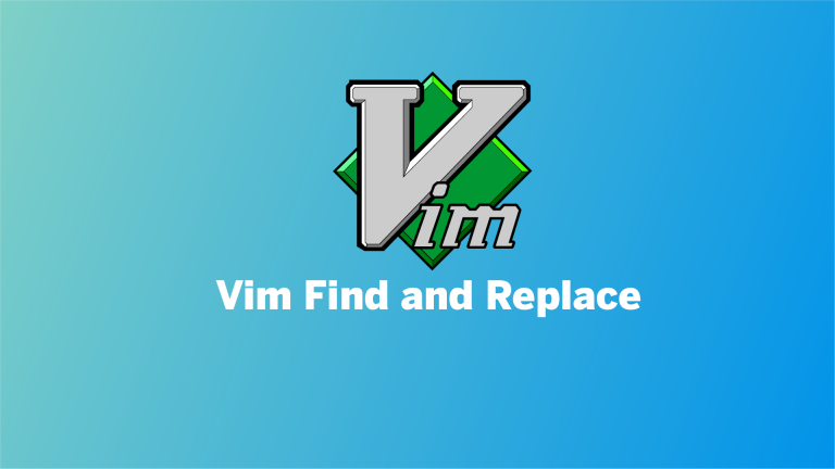 Vim Find and Replace