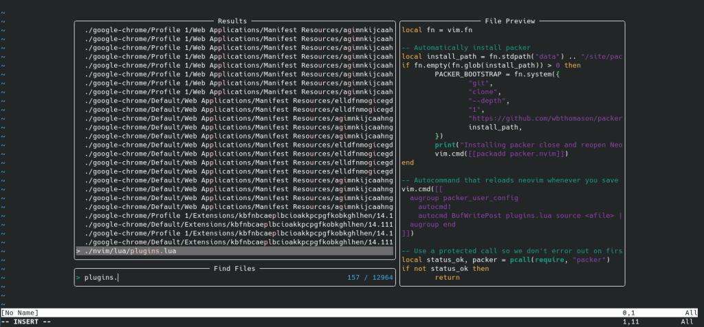 Using Telescope in Neovim/Nvim