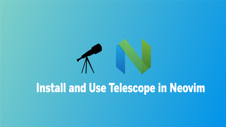 install telescope in neovim/nvim