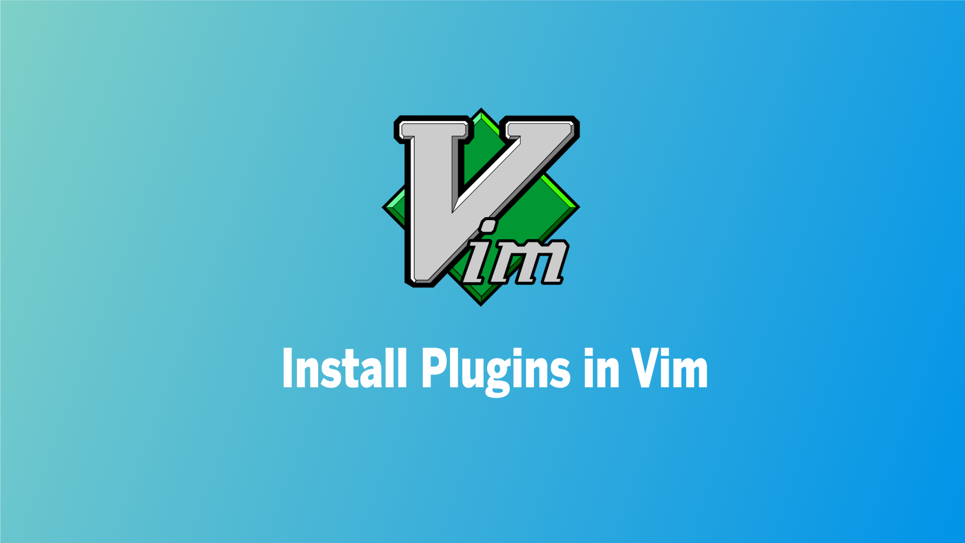 Install Plugins in Vim