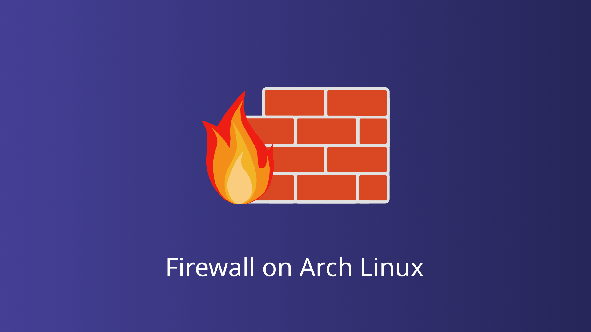 Firewall on Arch Linux