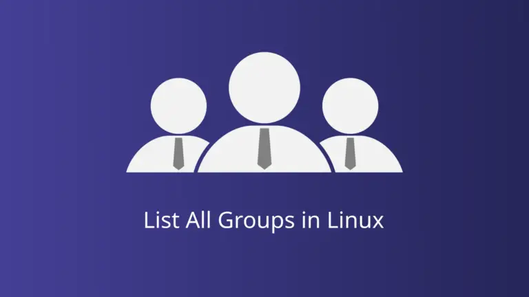 How to List All Groups on Linux