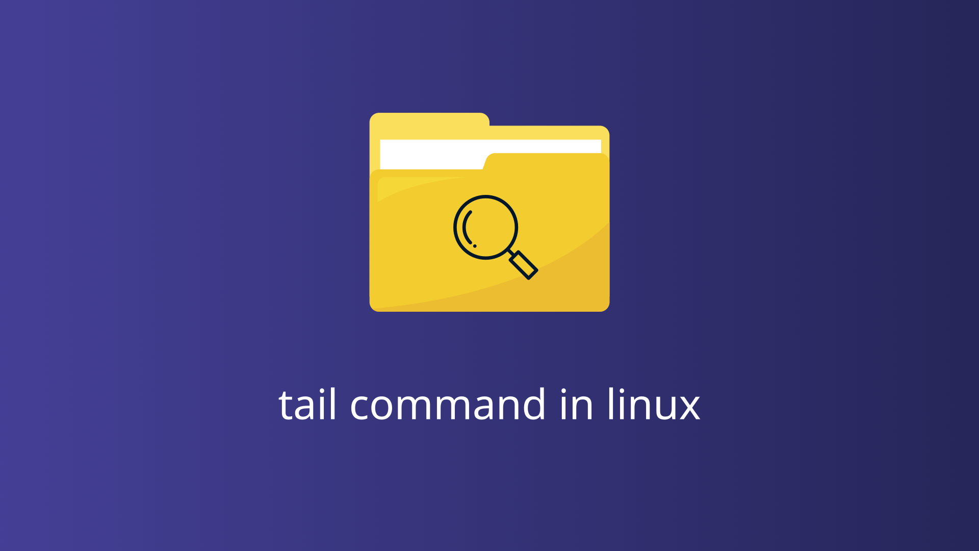 tail command in linux